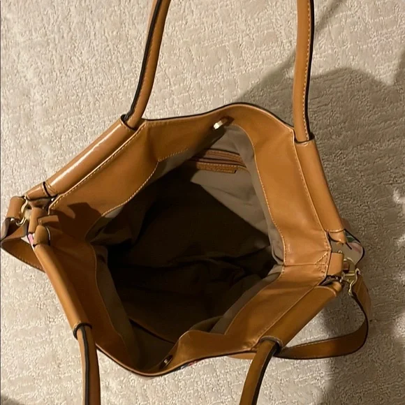 Emma & Sophia floral Canvas Handbag with Shoulder Strap - Picture 4 of 5